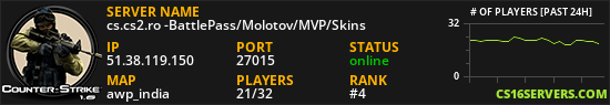 cs.cs2.ro -BattlePass/Molotov/MVP/Skins