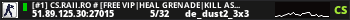 [#1] CS.RAII.RO # [FREE VIP|HEAL GRENADE|KILL ASSIST|REVIVE|XP|LEVELS|MVP]